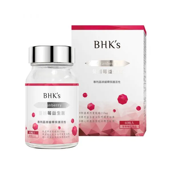 BHK's 紅萃蔓越莓益生菌錠