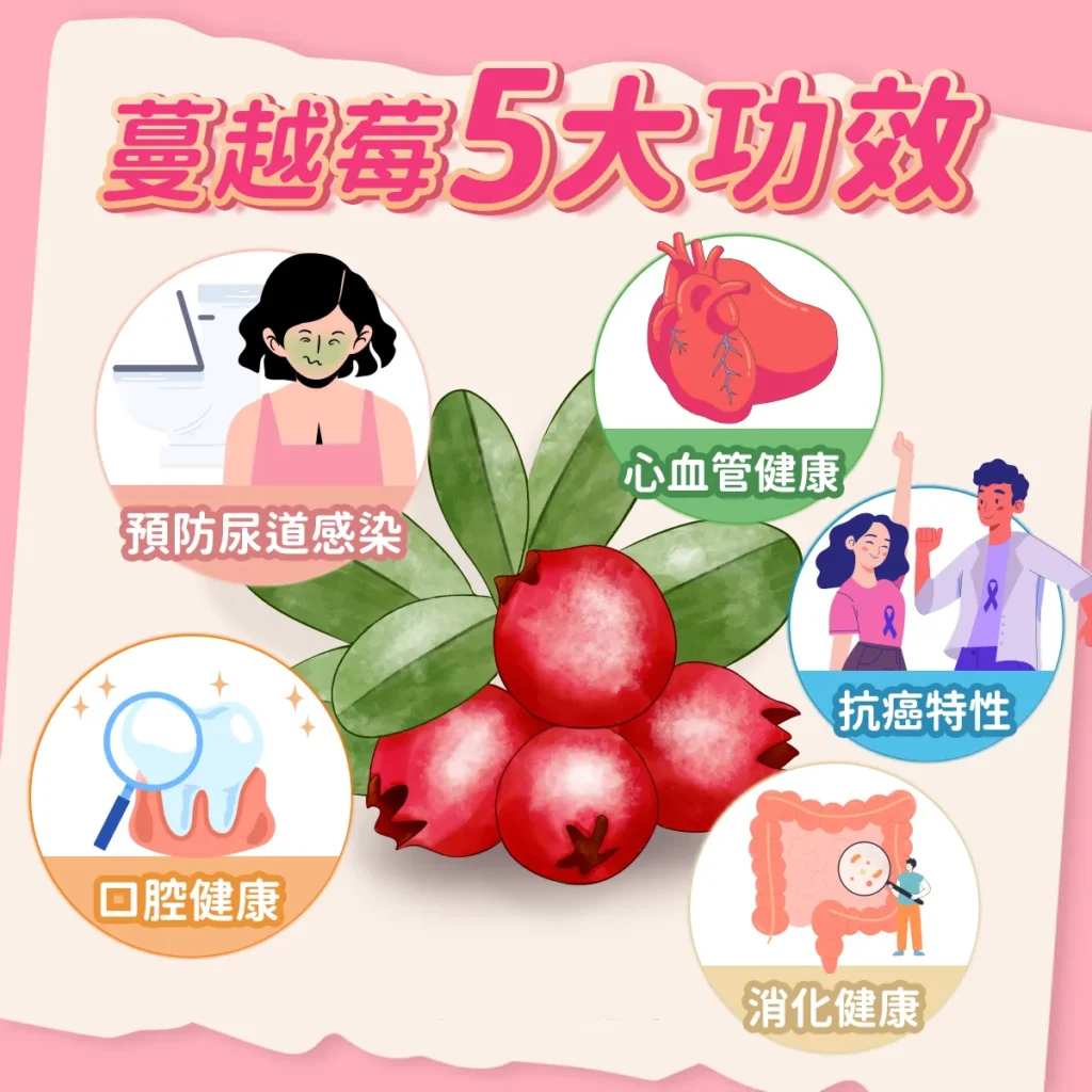 蔓越莓5大功效